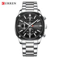 Curren Square Multi-Function Calendar Watch