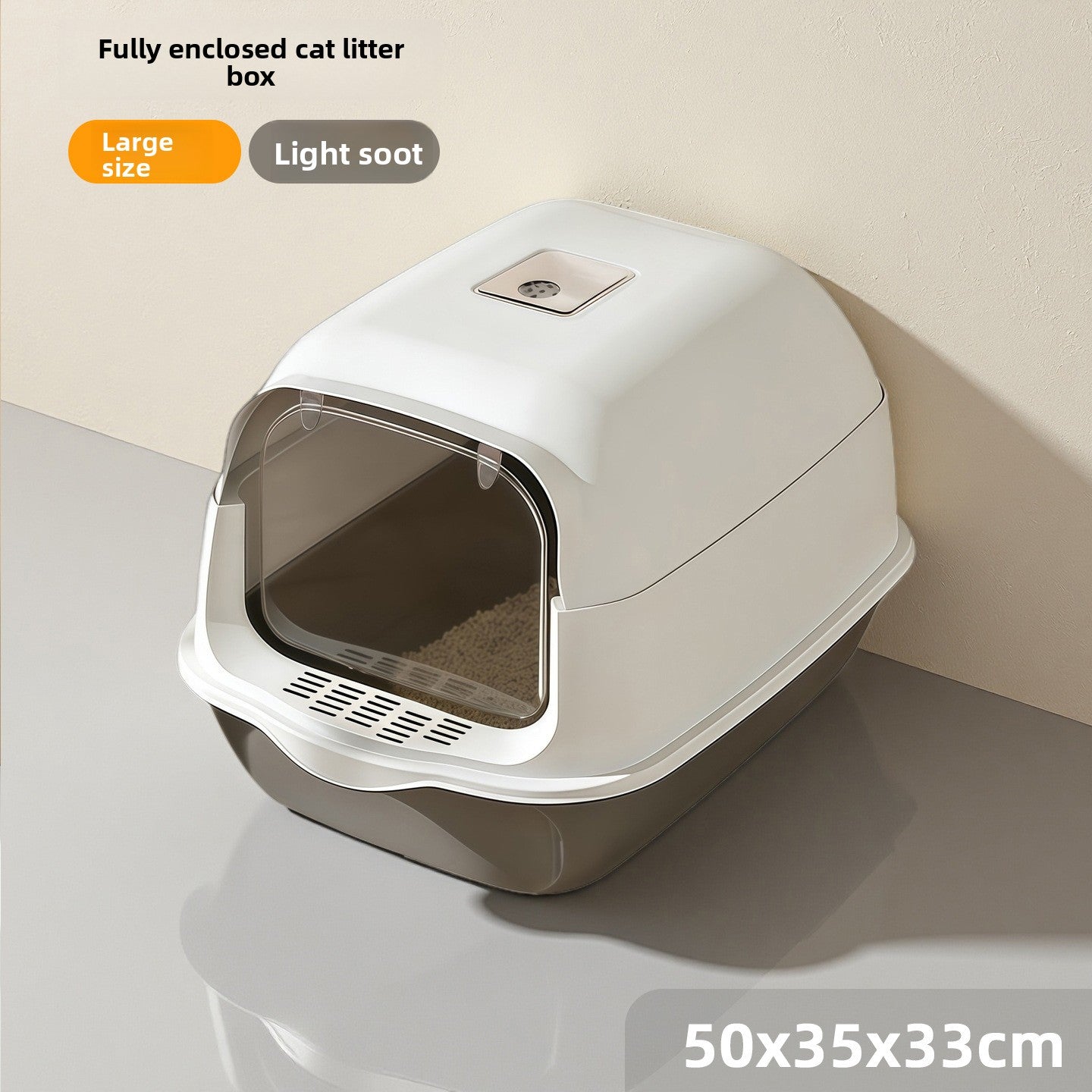 Enclosed Smart cat Litter Box- UV Sterilization & Odor Control