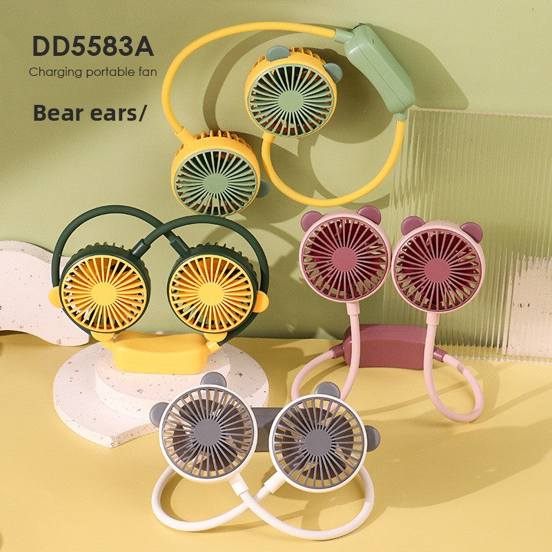 Foldable USB Rechargeable Neck Fan