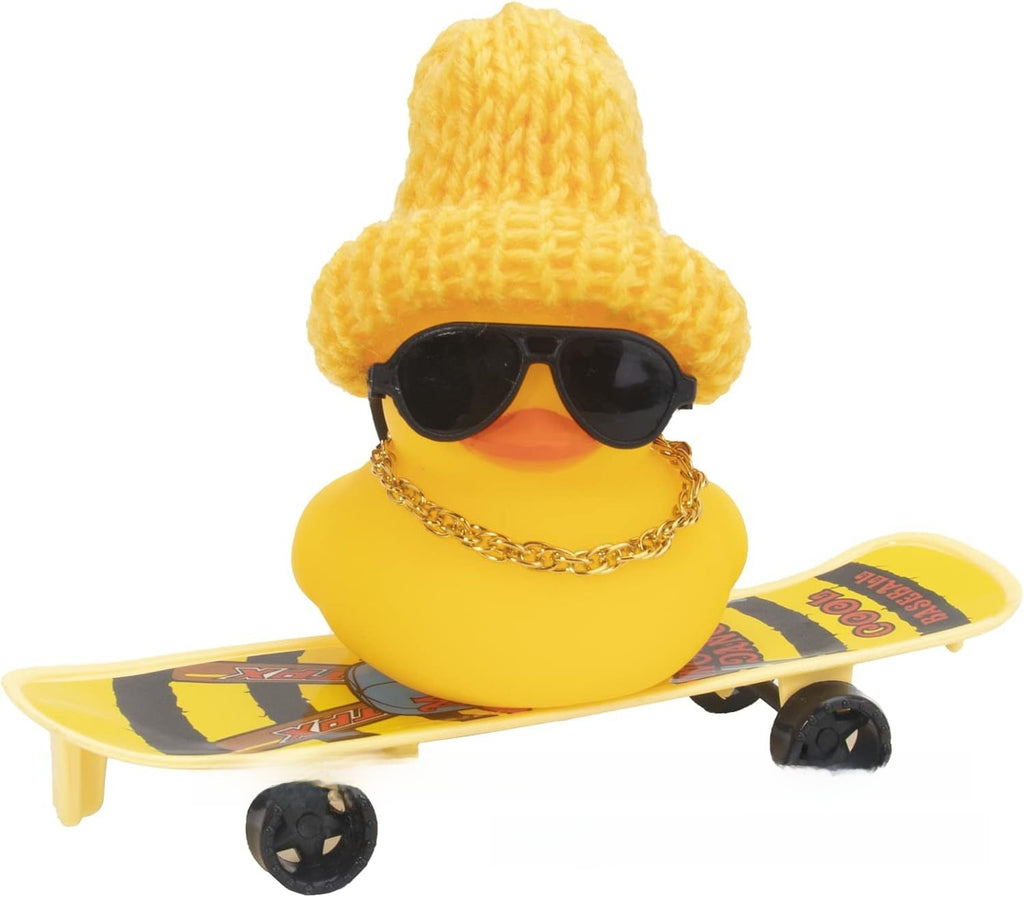 Cool skateboard rubber duck children's water play ducklings