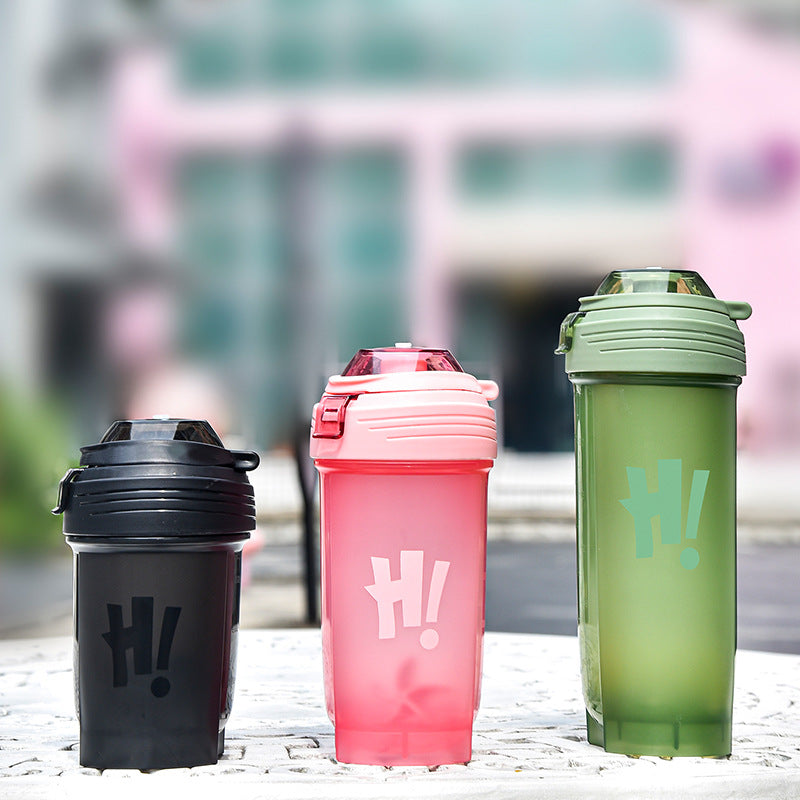 Leak Proof Plastic Shake Cup with Patented Lid