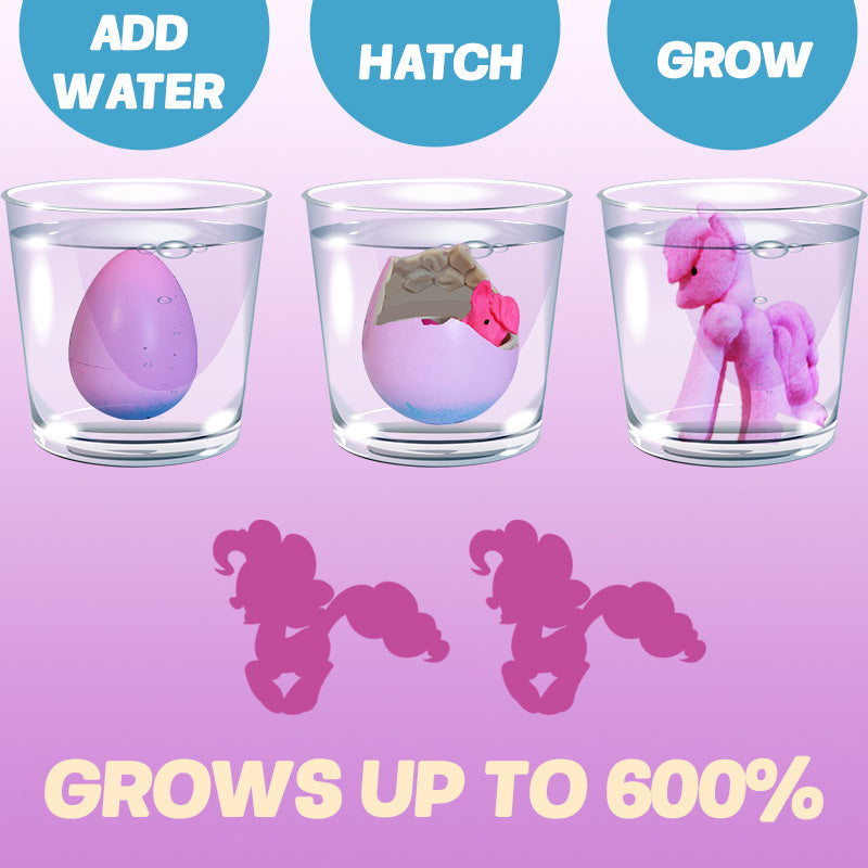 Unicorn Hatching Egg Expansion Toy for Kids