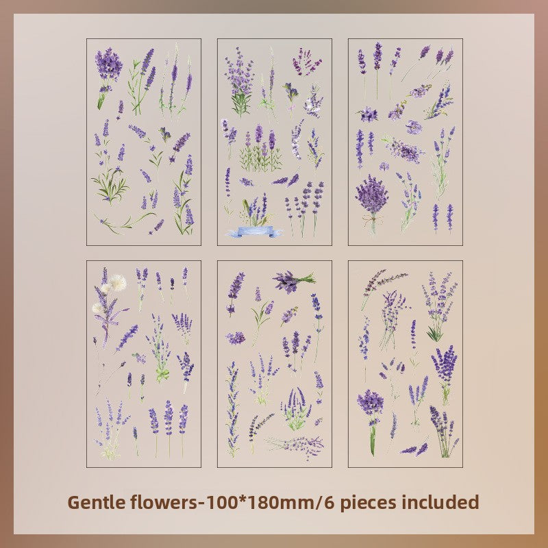 Nature Series PVC Sticker Sheets