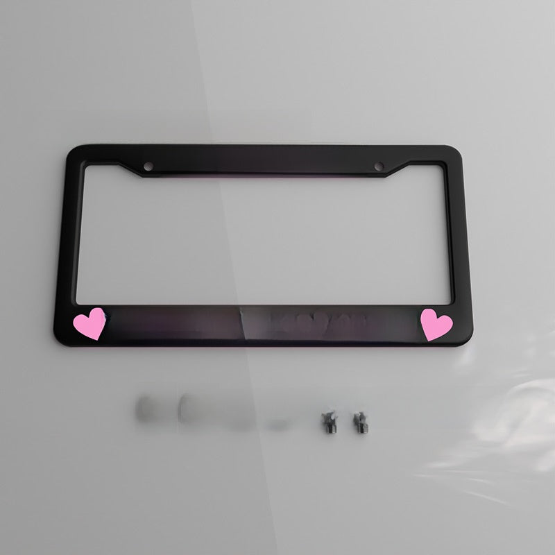 US Standard License Plate Frame with UV Coating