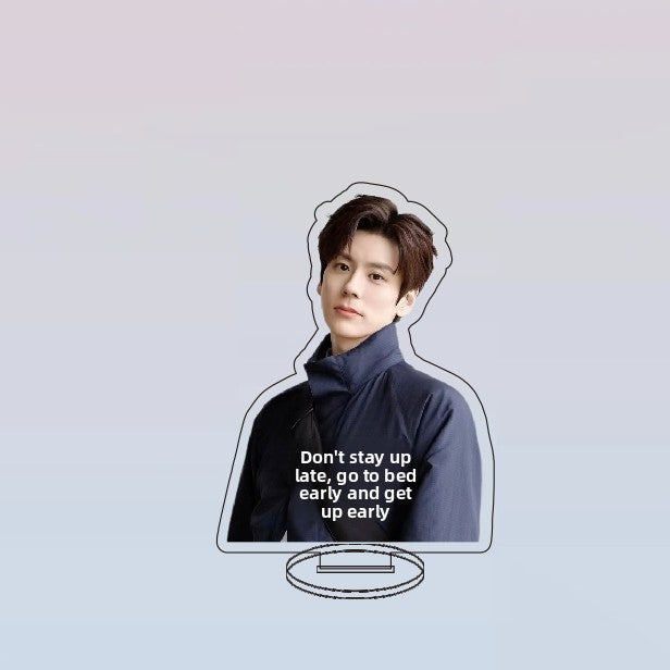 Double-Sided Acrylic Desktop Stand