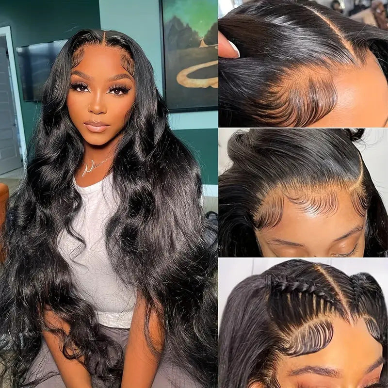 Aero Glam HD Lace Front Long Curly Wig | Heat-Resistant Natural Wave Body Unit