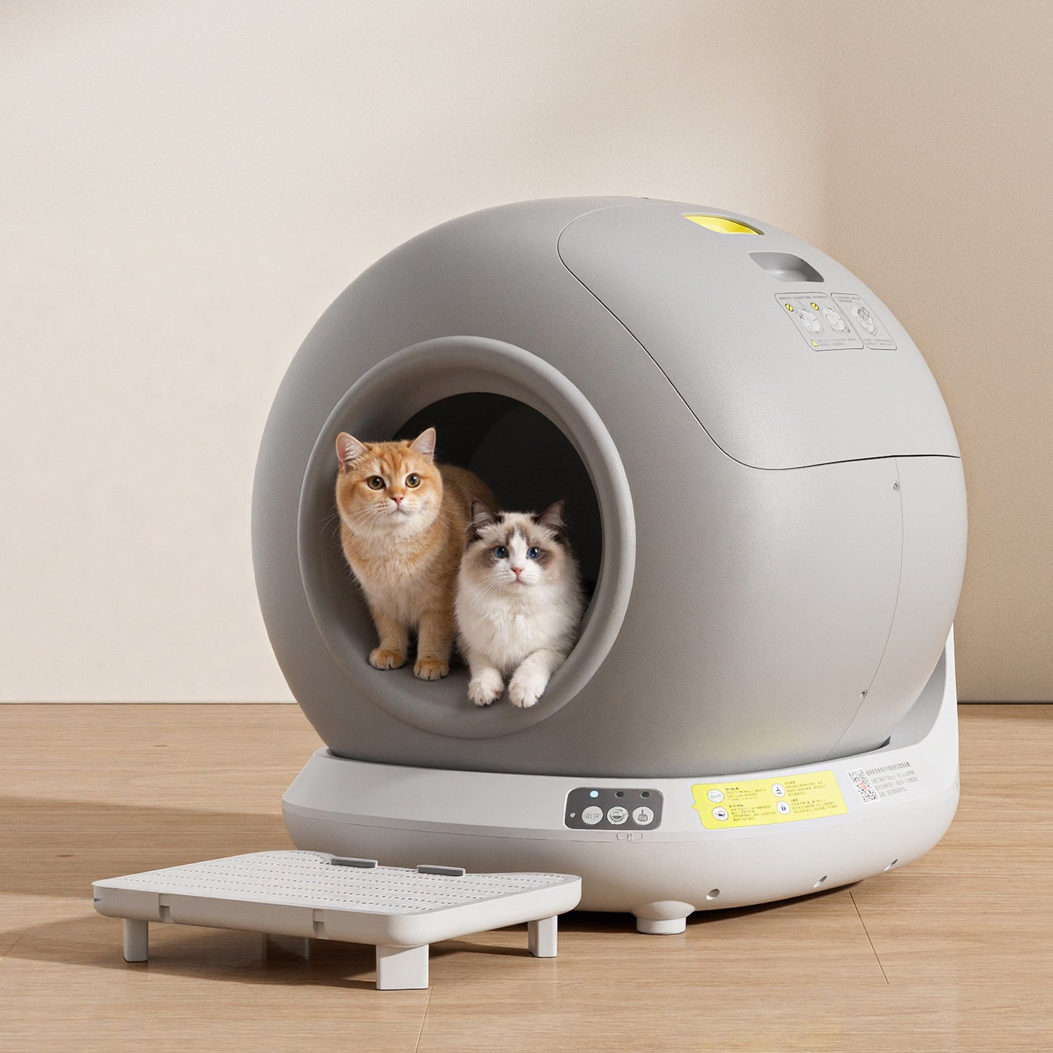 Smart Wi-Fi Automatic Cat Litter Box | App-Controlled Self-Cleaning