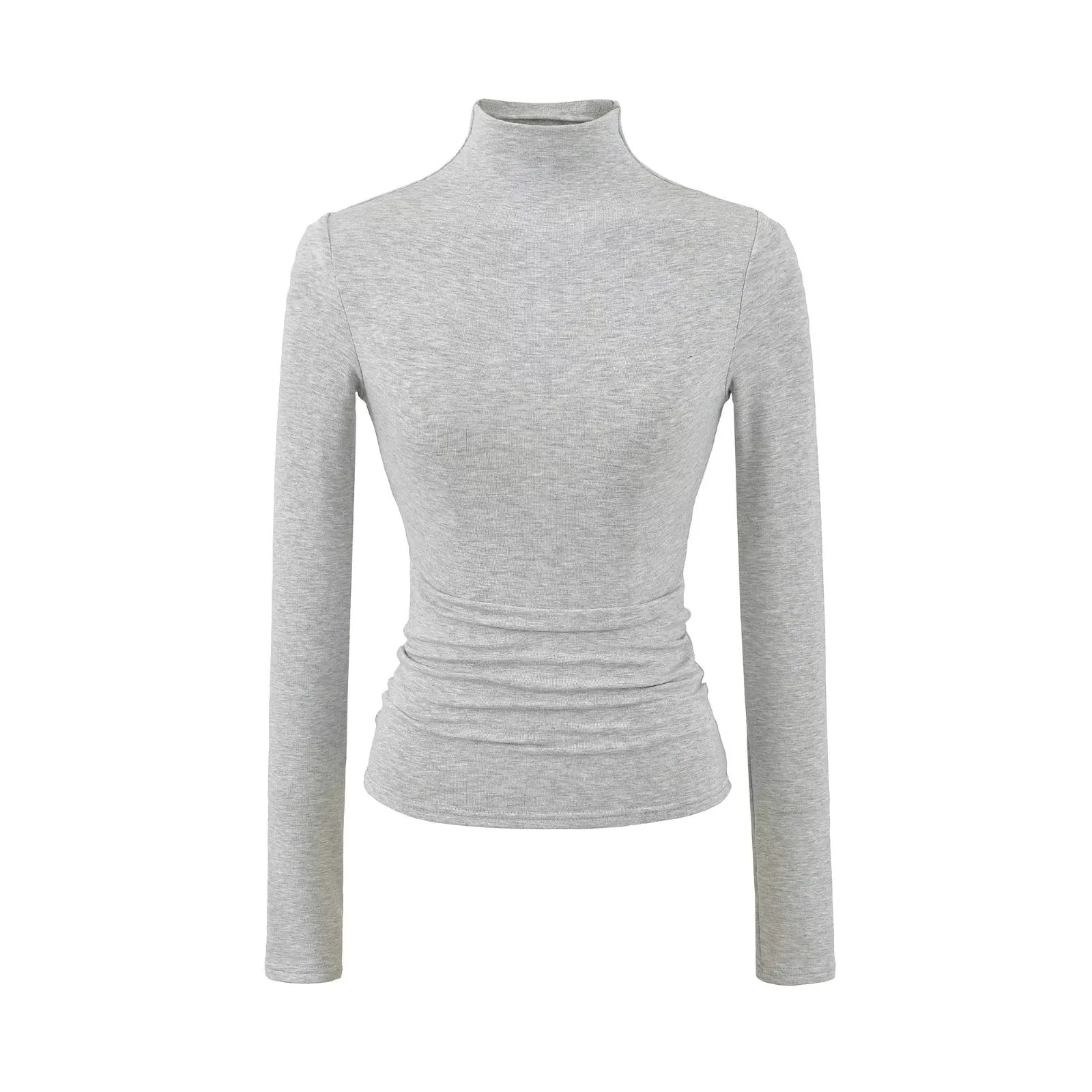Women's Slim Fit Long Sleeve Turtleneck Shirt