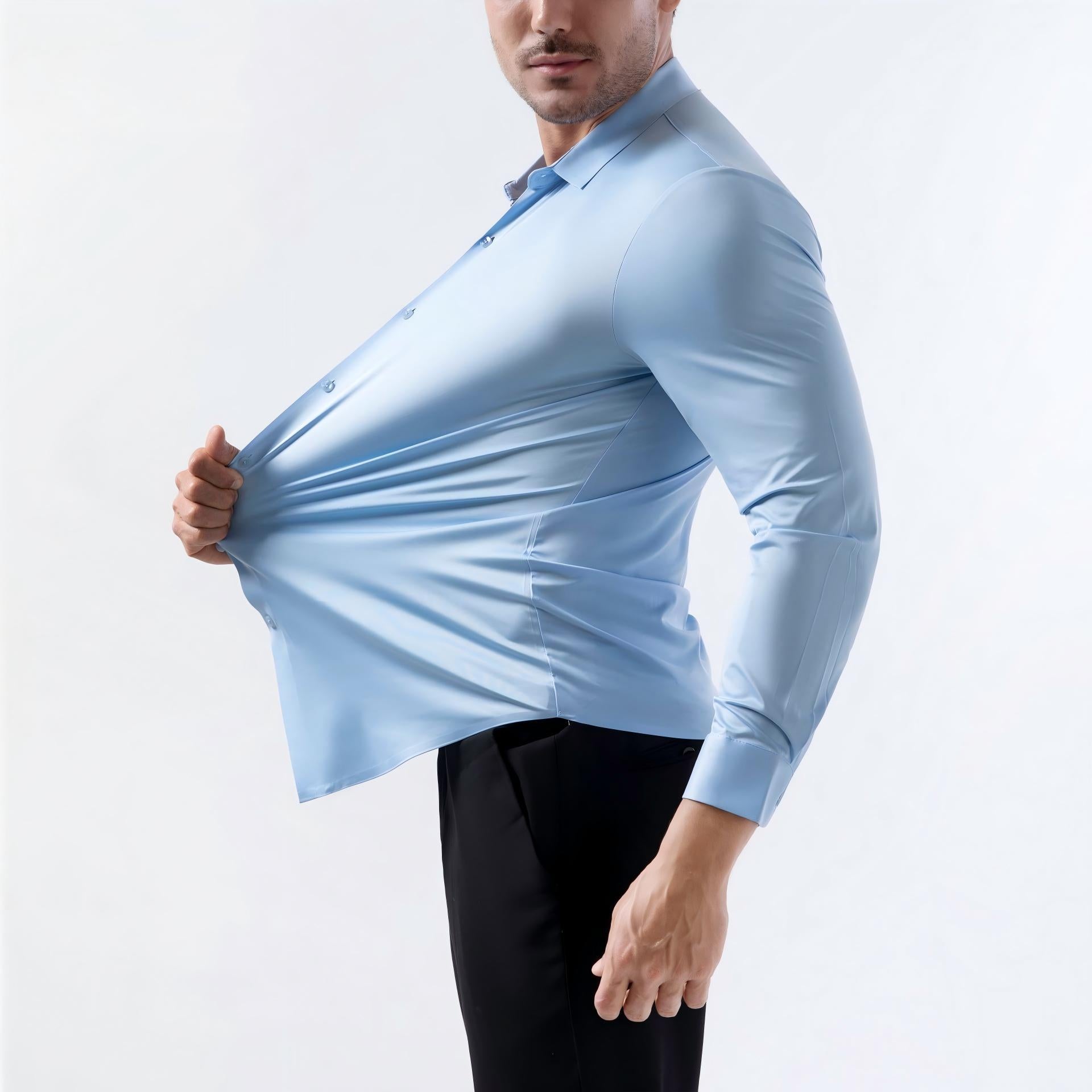 Stretch Wrinkle Resistant Mens Shirt